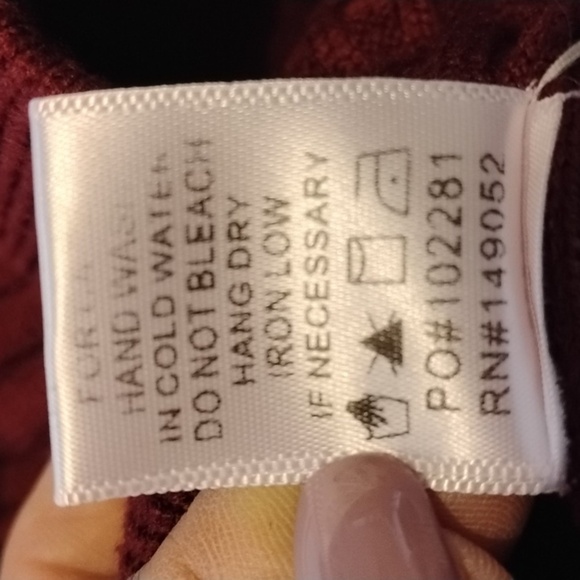 Fashion Nova Hold Me Closer Sweater Legging Set - Burgundy, Size: XS - Picture 8 of 14